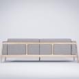 FAWN, 3-seters XL eikesofa - elegant og komfortabel, av GAZZDA