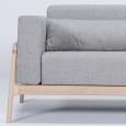 FAWN, 3-seters XL eikesofa - elegant og komfortabel, av GAZZDA