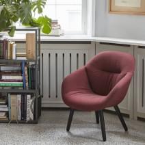 ABOUT A SAL&Oacute;NSILLA - ref. AAL82 versi&oacute;n SOFT - respaldo bajo, 4 patas en madera, en diferentes acabados, gran variedad de colo