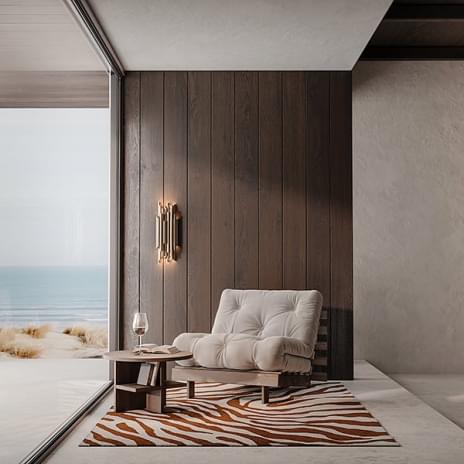 ROOTS 90: a lounge chair that converts into a bed. Solid pine, many colours. Karup design.