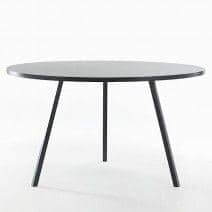 The round LOOP dining table, or high table, is beautiful, easy to live and affordable
