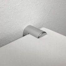 Sujeci&oacute;n de la unidad profesional de aluminio pulido anodizado para estantes murales - deco y el dise&ntilde;o