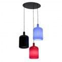 BULB hanging lamp, 3 lamps - soft touch, out of polyurethane