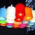BULB hængende lampe, 19 lamper - spektakulære, soft touch polyurethan suspension - Deco og design, BOB DESIGN