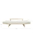 BEAT è un divano letto a due posti che può essere trasformato in letto o chaise longue, entrambi i lati del divano - deco e del 