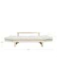BEAT is a two seater sofa bed which can be transformed in bed or chaise longue, either side of the sofa - deco and design
