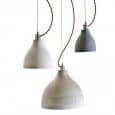 HEAVY LIGHT COLLECTION - pending lamps, hand-cast concrete : pure, deco and design