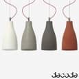 HEAVY LIGHT COLLECTION - pending lamps, hand-cast concrete : pure, deco and design