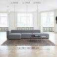 MAGS Sofa, Modular units, fabrics and leathers: create your customized sofa, HAY