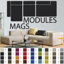 MAGS Sofa, Modulære enheder, stof og læder: lav din tilpassede sofa, HAY