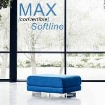 MAX, grand pouf convertible en lit. SOFTLINE