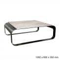 A STAR TREK mesa de café de aço / concreto ou aço / Corian ® - deco e design, CAMELEON DESIGN EDITION