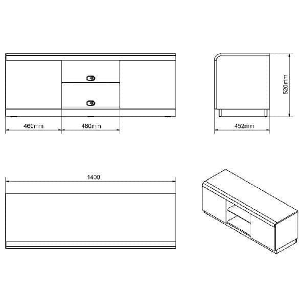 DENVER 2 - TV LCD PLASMA pared - Decoración y diseño