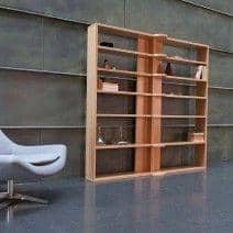 Etag&egrave;re articul&eacute;e HINGE HIGH - ranger, ordonner et s&eacute;parer - multi-fonctions - en ch&ecirc;ne massif