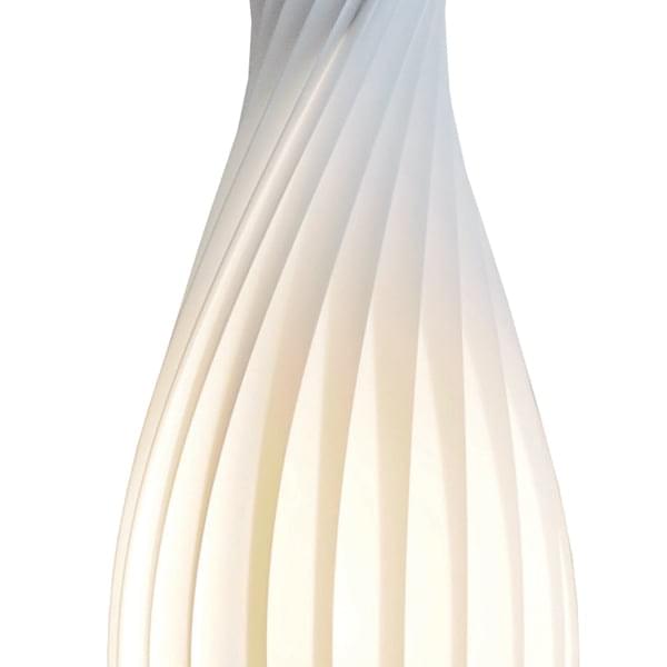 טום רוסאו - מנורת ספירלה כפולה במאה הניתנת למיחזור PVC TR 14 - פיסול והכל בקימורים