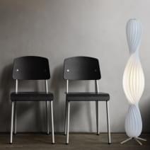 Tom Rossau - Double spiral lamp in recyclable PVC TR 14 - sculptural and all...