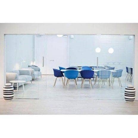 ABOUT A CHAIR - ref. AAC23 - Polypropylene shell, Upholstered seat, Oeko-Tex Foam, legs in wood, 2 heights are available, HEE WELLING