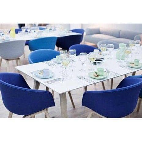 ABOUT A CHAIR - ref. AAC23 - Polypropylene shell, Upholstered seat, Oeko-Tex Foam, legs in wood, 2 heights are available, HEE WELLING