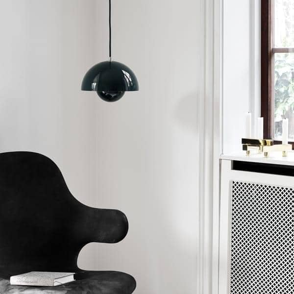 Omkreds Rummet Frisør FLOWERPOT lighting collection designed by Verner Panton: timeless, deco and  nordic designed VP1 - Pendant light - Ø 230 x H 160 mm - VP1 - Grey beige