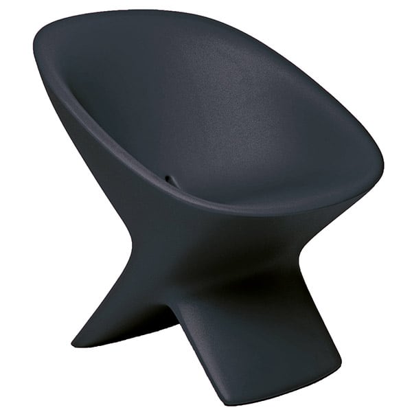 UBLO armchair - Black - RAL 9004