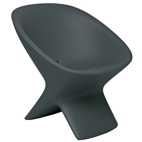 UBLO armchair - Carbon - RAL 7043