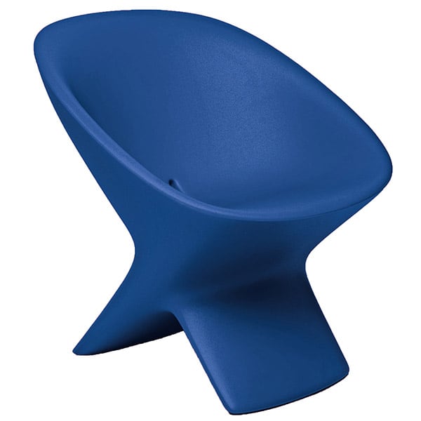 UBLO 扶手椅：75 x 70 x 72 厘米（宽 x 深 x 高）。座椅高度：43 厘米 - 群青蓝 - RAL 5010