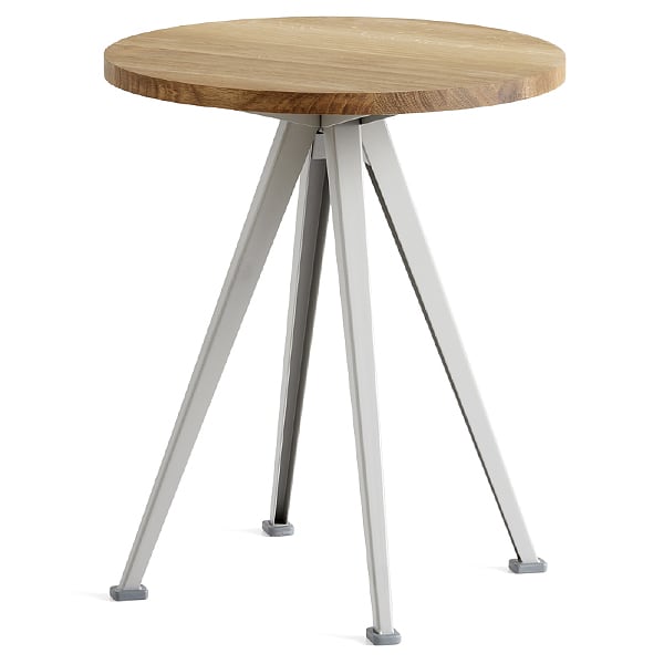Table d'appoint PYRAMID 51  - Chêne massif huilé, cadre beige