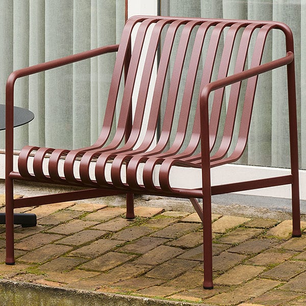 Lounge Chair Low - Rød