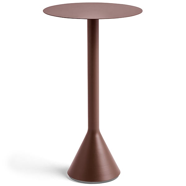 Table ronde haute CONE  - Rouge