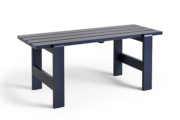 WEEKDAY tavoli - 180 x 66 x 74 cm (L x P x A) - Blu acciaio