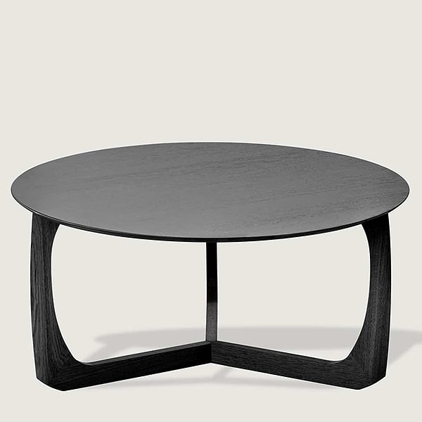 LILI - Table top: black stained solid ash - frame: black stained solid ash