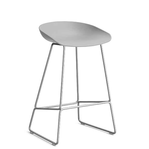 65 cm - 25.59″, stainless steel - Concrete grey