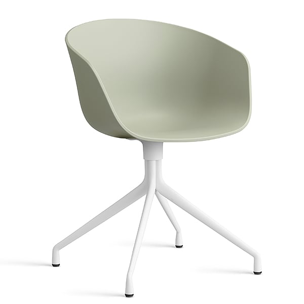 White lacquered aluminium - Pastel Green