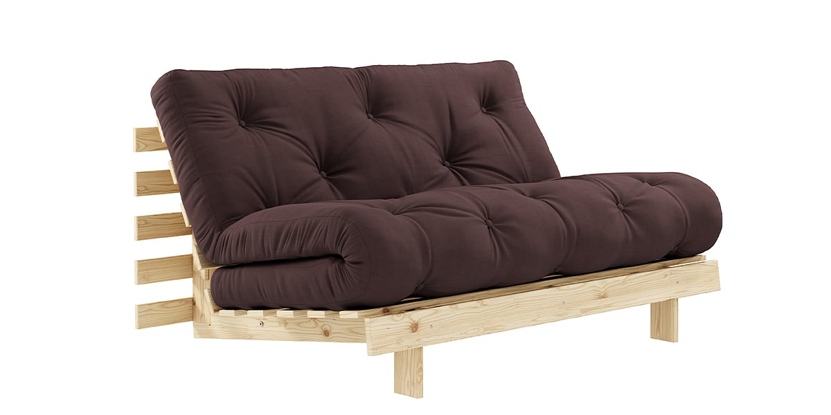 ROOTS 140 - REF 123100715140 - Pine raw -  cotton and polyester, brown