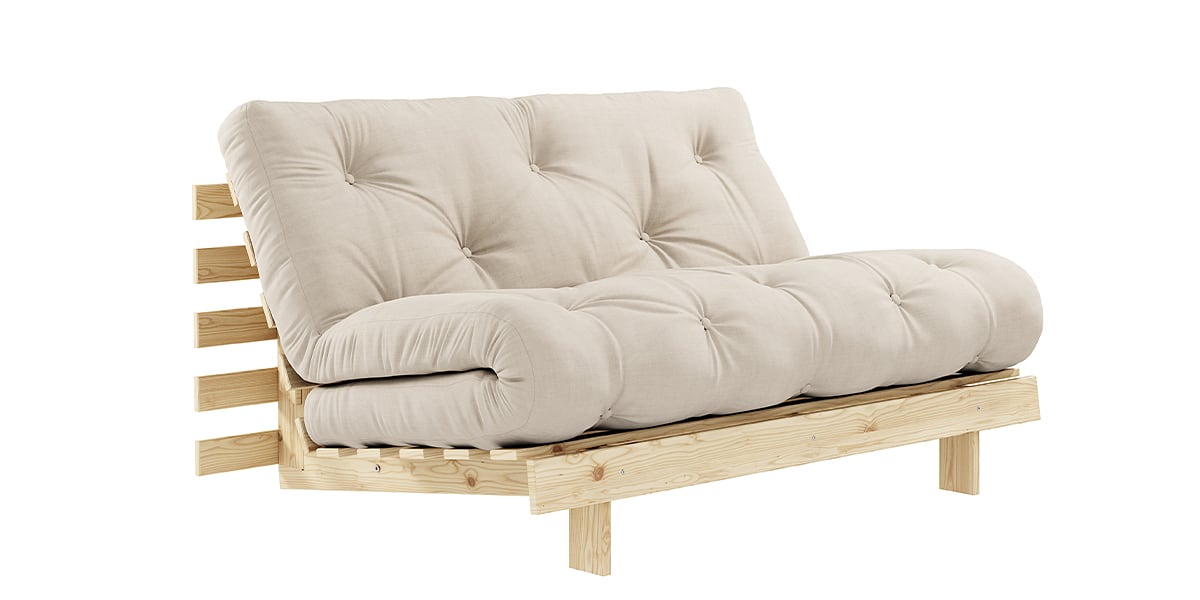 ROOTS 140 - REF 123100747140 - Pine raw -  cotton and polyester, beige