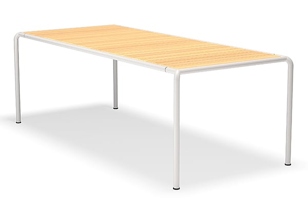 AVANTI INFINITY : Table 3 tailles ou infinies, en acier thermolaqué et...