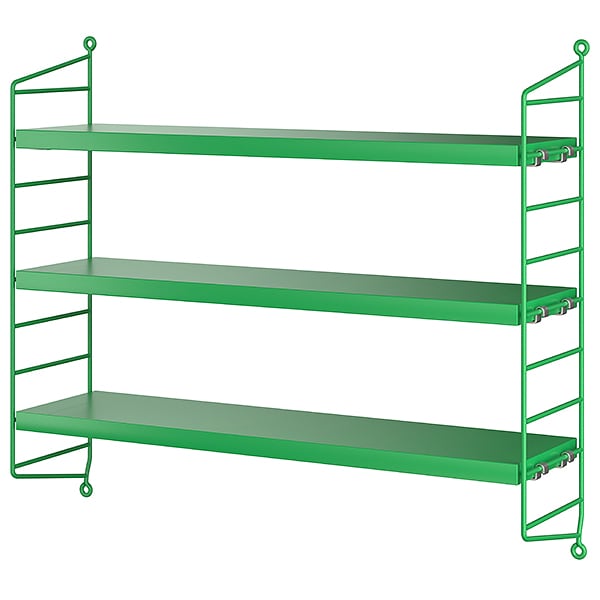 STRING POCKET  - vert / vert - 60 x 15 x 50 cm - Ref: SP5015-88-88