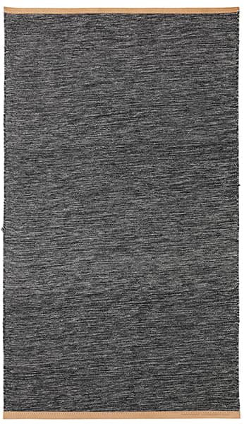 השטיח ביורק 70 × 130 ס"מ (28 "× 51") - אפור כהה