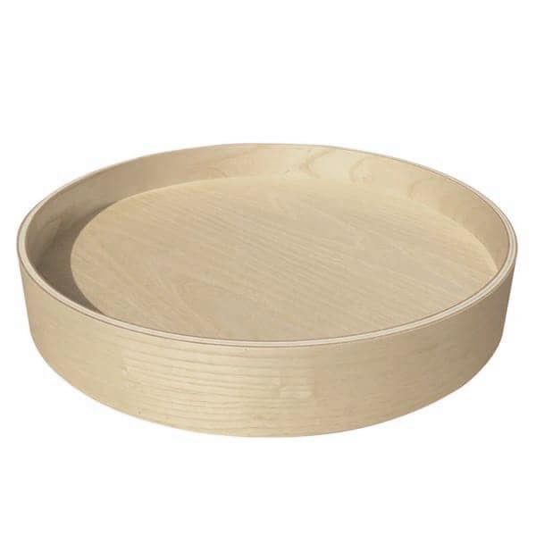 DRUMS Tray - Ash wood - Ø 62 cm - 24.41″