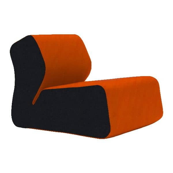 HUGO: a stately armchair, cozy and very stylish, SOFTLINE FELT: Items...