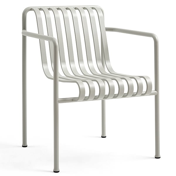 餐椅扶手椅：63 x 66 x 45/80厘米（宽x高x高） - 天空灰