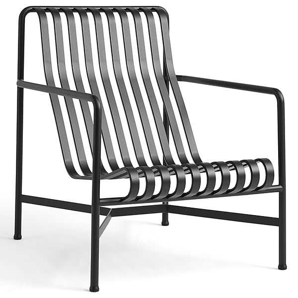 Lounge Chair Hoch - Anthrazit