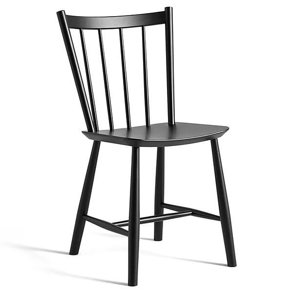 J41 - Black, solid beech