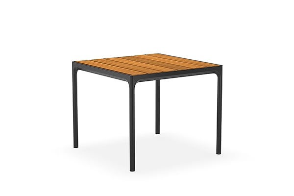 FOUR, bamboo tray, black or grey frame - 90 x 90 cm - 35.43″ x...