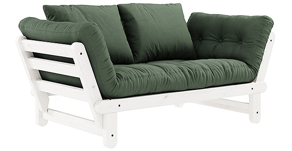 白结构：被褥（标准），包括2垫子（40×55厘米） - 756 - 橄榄绿（被褥和2个靠垫）