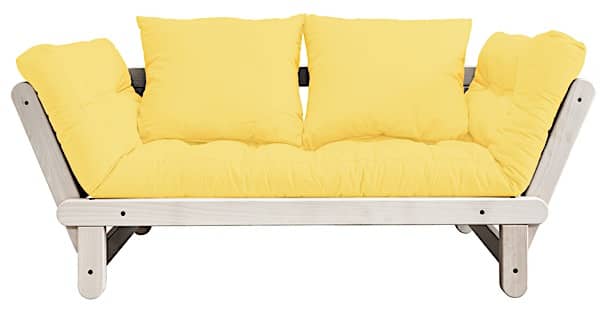 Struttura naturale - 748 - Giallo (futon e 2 cuscini)