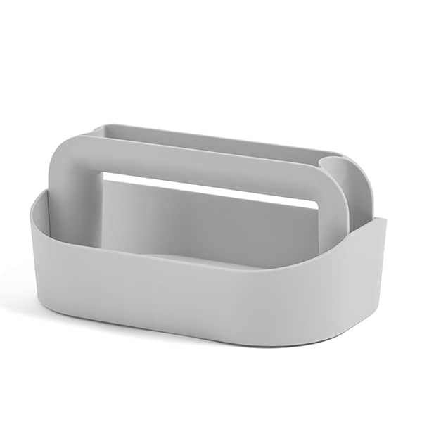 Veranstalter TOOL BOX, hellgrau, ABS, 30,5 x 21 x 14,5 cm (12,01 "x 8,27" x 5,71 ") -- ORGANIZER, HAY lackiertem Edelstahl: setzen eine solide 