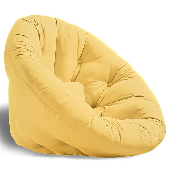 NEST （成年人尺寸）：选择沙发的颜色和按钮颜色 - 748-黄色