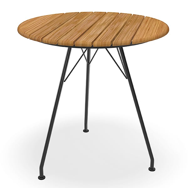 CIRCUM cafe table  - CIRCUM 74 x 74 cm - 29.13″ x 29.13″ (Ø x Height) - bamboo