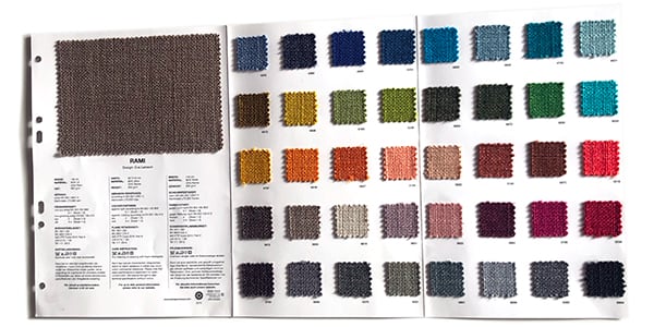 Fabrics samples - The Full ranges: the samples are 100% refunded when they...